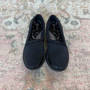 Bzees Lollipop Slip-On Shoes Black Size 7.5